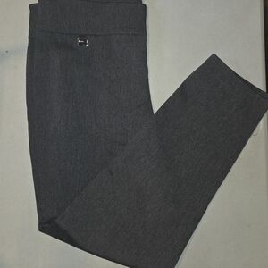 Alfani Gray Straight Leg Capri's
